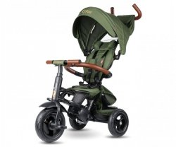 Qplay Rowerek Trójkołowy Rito Deluxe Rubber Olive