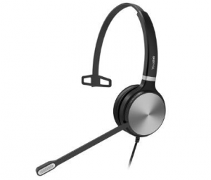 Słuchawki z mikrofonem Na głowę YEALINK 1308020 (0.9m /Szybkozłączka QD wtyk/Czarno-srebrny)