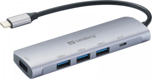 Hub USB SANDBERG USB-C to 4 x USB 3.0 Hub SAVER