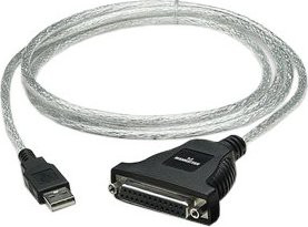 Adapter MANHATTAN USB - DB25 336581 USB - DB25 (wtyk-gniazdo)