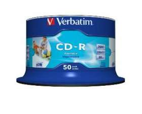 CD-R VERBATIM 700 MB 52x Cake 50  szt.