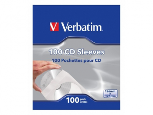 Etui na CD/DVD VERBATIM 100  szt.