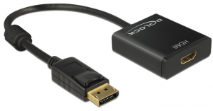 Adapter DELOCK DisplayPort (męski) - HDMI-A (żeński) DisplayPort (wtyk) - HDMI-A (gniazdo) 62607