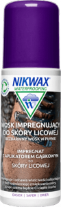 Wosk impregnujący do skóry licowej Nikwax WWFL gąbka, neutralny 125 ml