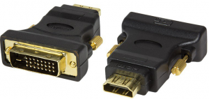 Adapter LOGILINK HDMI - DVI-D HDMI (wtyk) - DVI-D (gniazdo) AH0001