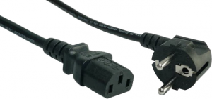 Kabel zasilający AKYGA 1.5m. AK-PC-01A 