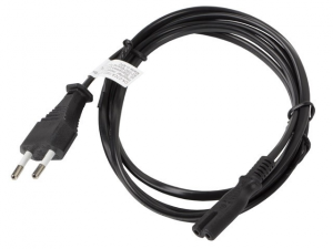 Kabel zasilający LANBERG IEC C7 - Wtyczka typ C 3m. CA-C7CA-10CC-0030-BK