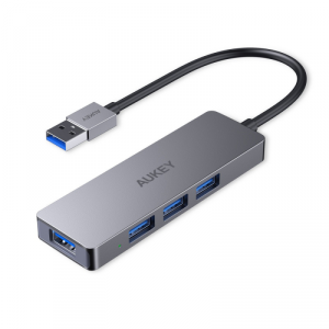 Hub USB AUKEY HUB USB-A | Ultra Slim | 4w1 | 4xUSB 3.0 | 5Gbps