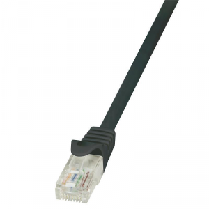 LOGILINK U/UTP Cat.6 10 m Czarny 10 Patchcord