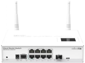MIKROTIK CRS109-8G-1S-2HND-IN CLOUD ROUTER SWITCH 600MHZ, 128MB, 8XGE, 1XSFP, 1XSERIAL -RJ45, L5