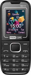 Telefon MAXCOM Classic MM135 DualSIM Niebiesko-czarny