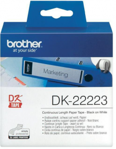 Taśma BROTHER Papierowa Czarny DK-22223