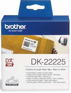 Taśma BROTHER Papierowa Czarny DK-22225