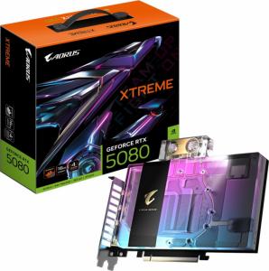Karta graficzna AORUS GeForce RTX 5080 XTREME WATERFORCE WB 16GB