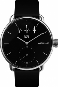 Scanwatch Czarny WITHINGS Czarno-srebrny