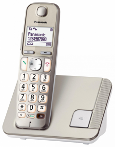 Telefon bezprzewodowy Panasonic KX-TGE 210 PDN ( szampański )