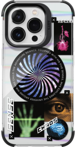LAUT Pop Cosmic - obudowa ochronna do iPhone 15 Pro kompatybilna z MagSafe (cosmic)
