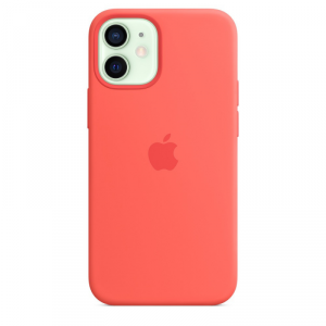 Silikonowe etui z MagSafe do iPhonea 12 mini Różowe