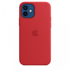 Silikonowe etui z MagSafe do iPhonea 12 i 12 Pro Czerwone
