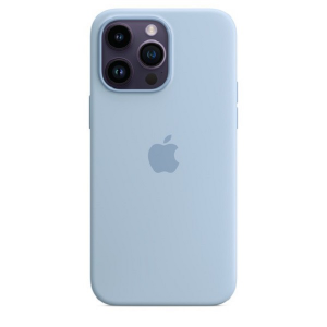 Etui silikonowe z MagSafe do iPhonea 14 Pro Max - czysty błękit