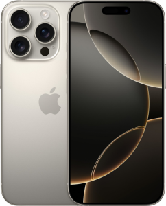 Smartphone APPLE iPhone 16 Pro 128 GB Natural Titanium (Tytanowy) MYNG3ZD/A