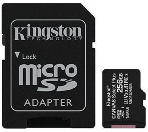 Karta pamięci KINGSTON 256 GB Adapter