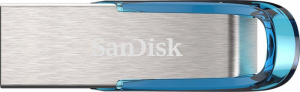 Pendrive SANDISK Ultra Flair 128 GB (128 GB /Srebrno-niebieski )
