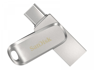 Pendrive SANDISK Ultra Dual Drive Luxe 64 GB (64 GB /Srebrny )