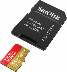Karta pamięci SANDISK 64 GB Adapter microSD do SD