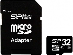 Karta pamięci SILICON POWER microSDHC 32 GB Adapter SD