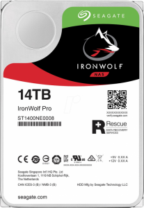 Dysk twardy SEAGATE IronWolf Pro 14 TB 3.5 ST14000NE0008