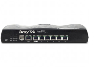 DRAYTEK Vigor 2927 VPN Firewall Router 1xRJ-45 1Gbps WAN 5xRJ-45 1Gbps LAN 2x USB 2.0