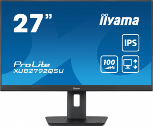Monitor IIYAMA XUB2792QSU-B6 (27 /IPS /100Hz /2560 x 1440 /Czarny)