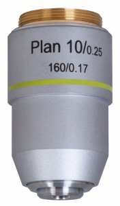 Obiektyw planarno-achromatyczny Levenhuk MED 10x