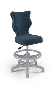 Krzesło dziecięce Entelo - Petit Szary Velvet 35 rozmiar 3 WK+P