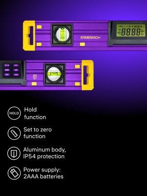 Poziomica cyfrowa Ermenrich Verk LY40