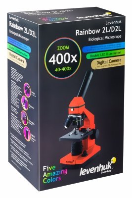 (PL) Mikroskop cyfrowy Levenhuk Rainbow D2L 0.3M, MoonstoneKamień Księżycowy