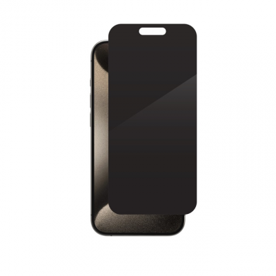 Zagg InvisibleShield Glass Elite Privacy - szkło prywatyzujące do iPhone 15 Pro