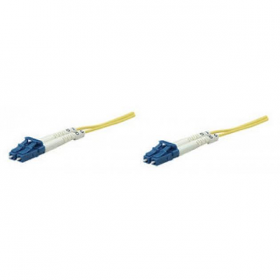 INTELLINET Patchcord światłowodowy OS2 9/125 SM LC-LC Duplex 1 m 302693