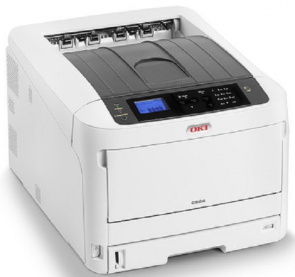 Drukarka laserowa OKI C824dn (1200 x 600dpi /maks. A3 /Kolor /Biało-szary )