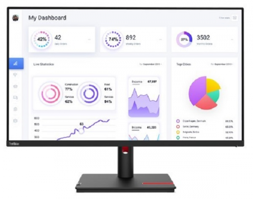 Monitor LENOVO 63D2GAT1EU (31.5&quot; /IPS /60Hz /3840 x 2160 /Czarny)