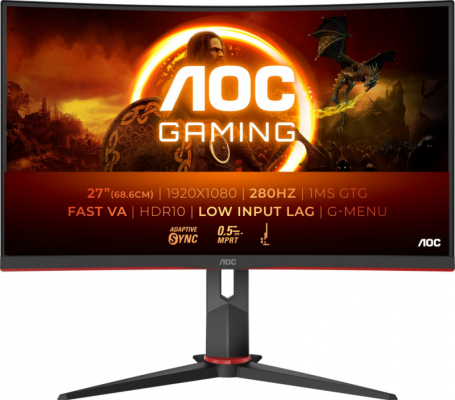 Monitor AOC C27G2Z3/BK (27&quot; /VA /280Hz /1920 x 1080 /Czarny)
