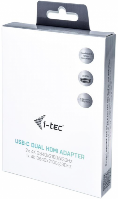 Adapter I-TEC C31DUAL4KHDMI USB - HDMI