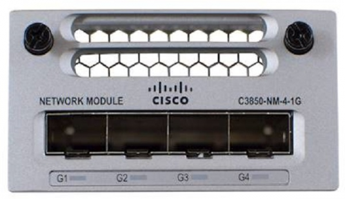 CISCO C9300-NM-4G= Cisco Catalyst 9300 4 x 1GE Network Module, spare