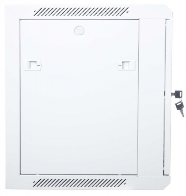 Szafa krosowa wisząca n/dz 19&quot; 9U S/600 G/450 szary, drzwi       metalowe, zdejmowane panele boczne