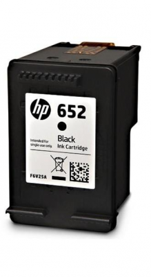 Wkład HP Tusz HP 652 Czarny (F6V25AE) F6V25AE