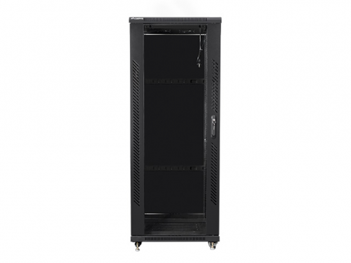 LANBERG FF01-6632-12B-kpl Lanberg szafa stojąca rack 19 32U/600x600mm czarna (drzwi szklane)