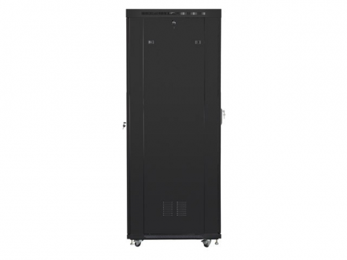 SZAFA INSTALACYJNA RACK STOJĄCA 19&quot; 37U 800X1000 CZARNA DRZWI PERFOROWANE LCD LANBERG (FLAT PACK) V2