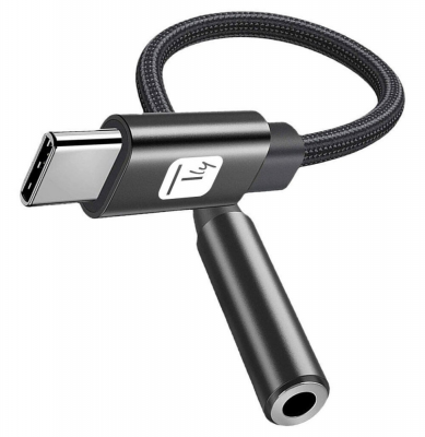 TECHLY Adapter audio USB-C do słuchawek mini Jack 3.5 mm DAC ICOC USBC-DAC24J
