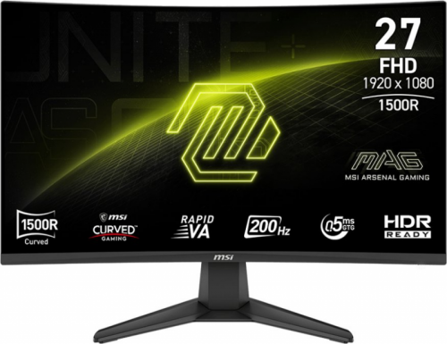 Monitor MSI MAG 276CF E20 (27" /Rapid VA /280 HzHz /1920 x 1080 /Czarny)